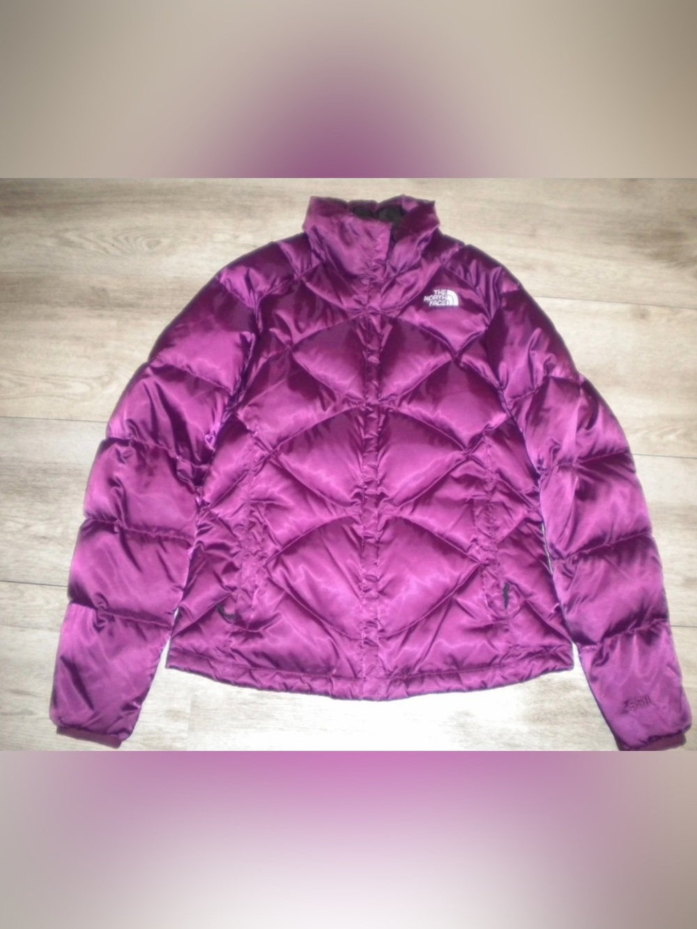 The North Face Diamond  Purple Insulated Goose Down Puffer Jacket size Medium